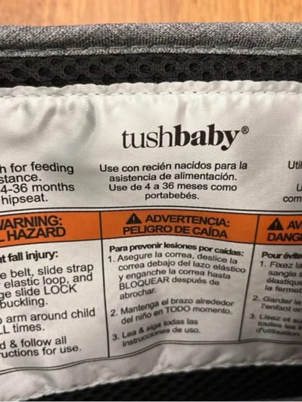 Tushbaby compact gray